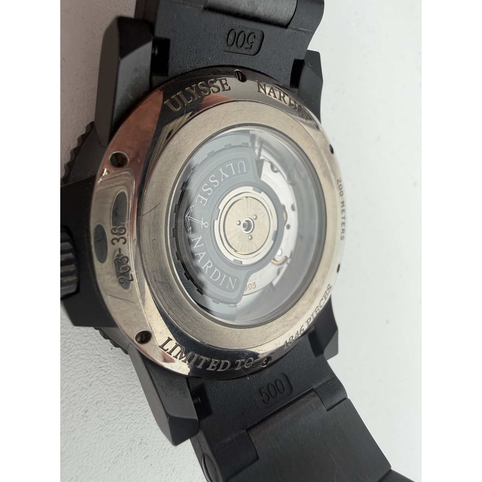 Ulysse Nardin Maxi Marine Diver Black Ocean 263-38 Black Band 43mm — image 8 of 8
